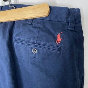 (Size34/29) Polo By Ralph Lauren Navy Blue Preston Pant Pants